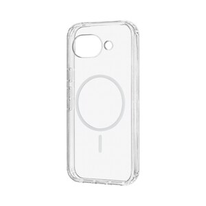 MS Products�bGoogle Pixel 10a�p �Ϗ��E�ϏՌ��n�C�u���b�h�P�[�X �uUTILO Hybrid mag�v�i�N���A/�z���C�g�j�bLN-26SP1CTHMCL