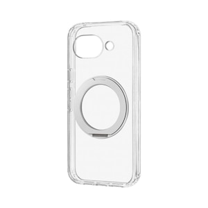 MS Products�bGoogle Pixel 10a�p 360�x��]�X�^���h�t���E�Ϗ��E�ϏՌ��n�C�u���b�h�P�[�X �uUTILO Hybrid mag swing�v�i�N���A/�V���o�[�j�bLN-26SP1CTHMSCL