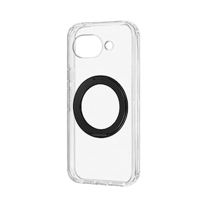 MS Products�bGoogle Pixel 10a�p 360�x��]�X�^���h�t���E�Ϗ��E�ϏՌ��n�C�u���b�h�P�[�X �uUTILO Hybrid mag swing�v�i�N���A/�u���b�N�j�bLN-26SP1CTHMSBK