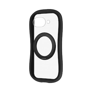 MS Products�bGoogle Pixel 10a�p 360�x��]�X�^���h�t���E�ϏՌ��n�C�u���b�h�P�[�X �uViAMO mag swing�v�i�u���b�N�j�bLN-26SP1VMMSBK