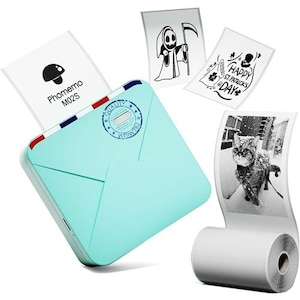 Phomemo�b�t�H�����b�X�}�[�g�t�H���Ή� ���M���~�j�|�P�b�g���x���v�����^�[ M02S�i�O���[���j�bPH-M02S/GR