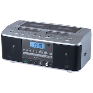 ���ŁbCD���W�I�J�Z�b�g���R�[�_�[�i�V���o�[�j�bAX-KCRW70(S)