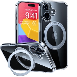TORRAS�i�g���X�j�biPhone16�p 360����]���[���}�C Ostand Pro�i�N���A�j�bX00FX1778