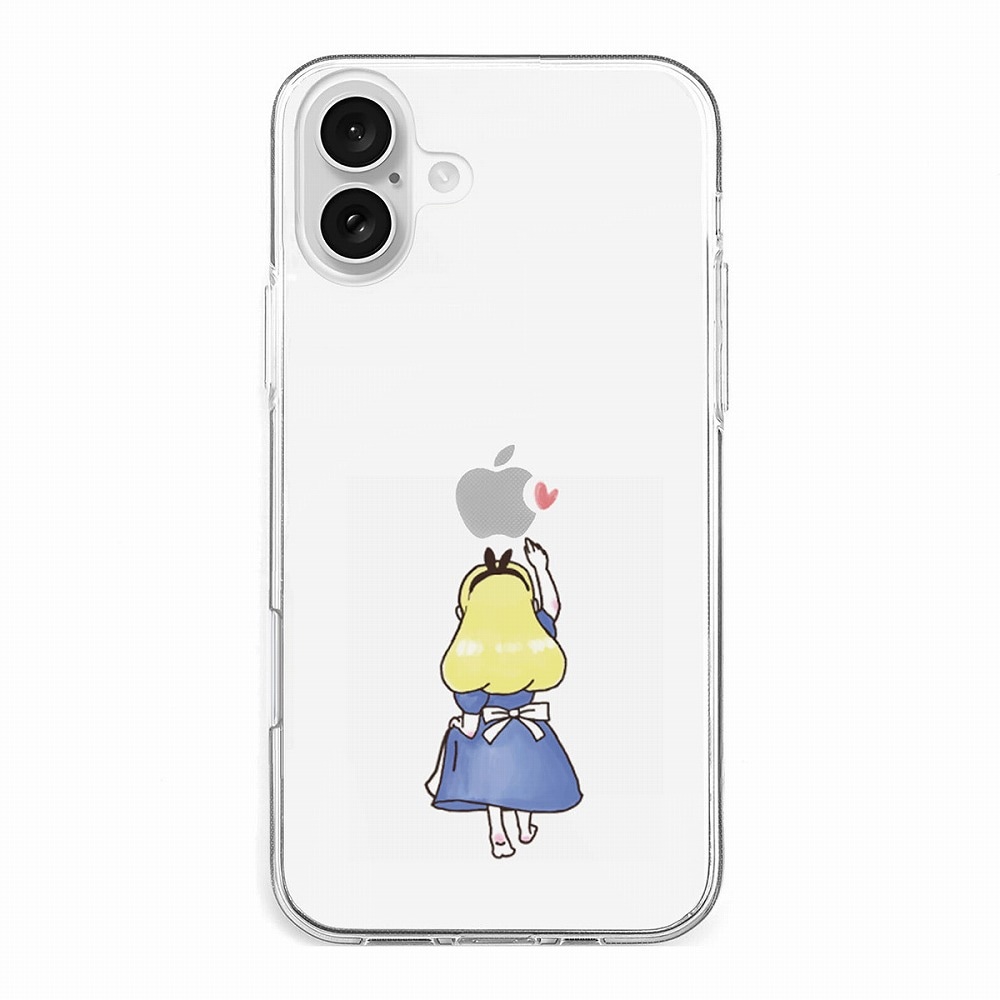 iPhone 16 Plus用 ソフトクリアケース（アリス） | AKAN