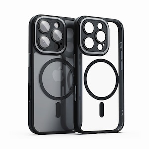 miak�biPhone 16 Pro�p �����Y�K�[�h��̌^MagSafe�Ή��N���A�P�[�X�i�u���b�N�j�bMA27194I16PR