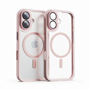 miak�biPhone 16�p �����Y�K�[�h��̌^MagSafe�Ή��N���A�P�[�X�i�s���N�j�bMA27196I16