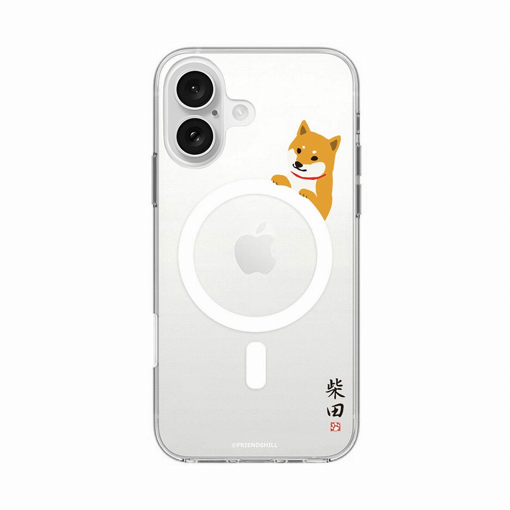 iPhone 16用 しばたさん MagSafe対応クリアケース（昼寝