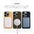 abbi�biPhone 16 Pro Max�p LISCIO �C�^���A�����U�[ MagSafe�Ή��o�b�N�J�o�[�i�l�C�r�[�j�bABS27320I16PM