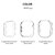 araree�bApple Watch Ultra 49mm�p Nu:kin �n�[�h�P�[�X�i�N���A�j�bAR27456AW