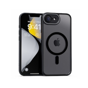 miak�b�����Y�K�[�h��̌^MagSafe�Ή��N���A�P�[�X for iPhone17e/16e�p(�u���b�N)�bMA27595I16E