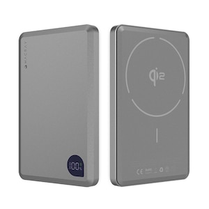 HACRAY�i�n�N���C�j�bQi2�Ή����o�C���o�b�e���[ AirSlim 5000mAh�i�X�y�[�X�O���[�j�bHR-Q112L-SG