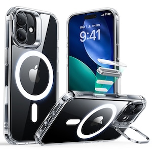 ESR�biPhone 17�p Classic �X�^���h�t���n�C�u���b�h�P�[�X�i�N���A�j�bES27892I17