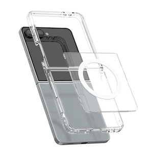 araree�bGalaxy Z Flip7�p MagSafe�Ή� Duple M �ČRMIL�K�i �n�C�u���b�h�J�o�[ �N���A�P�[�X�i�N���A�j�bAR27942GZFP7