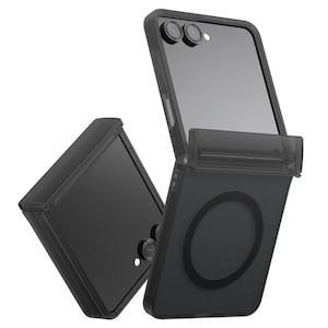 araree�bGalaxy Z Flip7 �p MagSafe�Ή� DUPLE 360 M �n�C�u���b�h�t���J�o�[ �P�[�X�i�N���A�u���b�N�j�bAR27946GZFP7