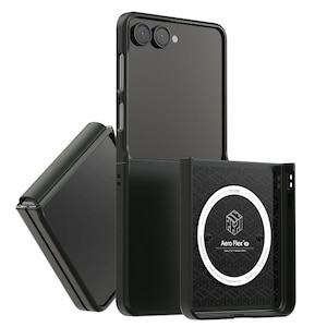 araree�bGalaxy Z Flip7�p Aero Flex M Qi2/MagSafe�Ή� �n�C�u���b�h�P�[�X�i�u���b�N�j�bAR27955GZFP7
