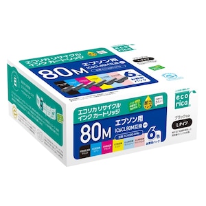 �G�R���J�b�m�G�v�\�� IC80 �݊��n���T�C�N���C���N�J�[�g���b�W�i6�FBOX �u���b�N�̂ݑ��ʁj�bECI-E80-6PM