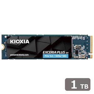 KIOXIA�b�L�I�N�V�A�b����SSD KIOXIA EXCERIA PLUS G4 NVMe Gen5x4 1TB�bSSD-CK1.0N5PLG4J