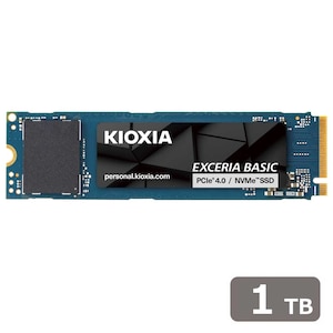 KIOXIA�b�L�I�N�V�A�b����SSD KIOXIA EXCERIA BASIC NVMe Gen4x4 1TB�bSSD-CK1.0N4B/J