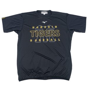阪神タイガース公認】レプリカTシャツ (ブラック・サイズ ：O 