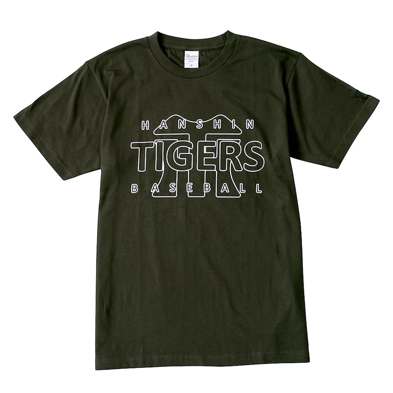 阪神タイガース公認】タウンユースTシャツ (ブラック・サイズ ：M