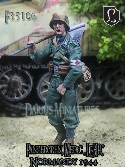 1/35 WWII ドイツ 装甲擲弾兵「教導連隊」MG42銃手