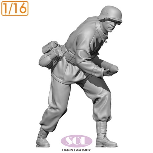 1/16 WWII ドイツ 対戦車砲兵 装填手1【MM887】 | ソルモデル
