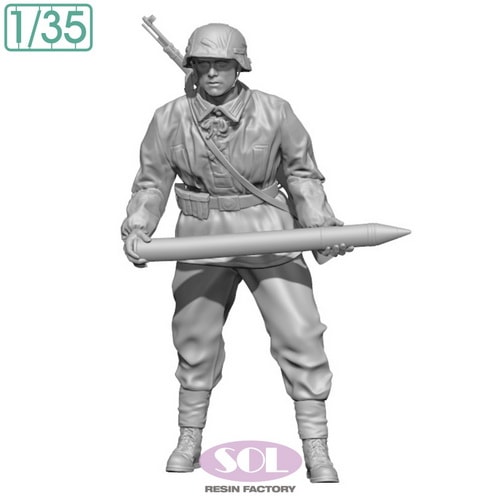 1/35 WWII ドイツ 対戦車砲兵 装填手2【MM897】 | ソルモデル