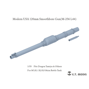 E.T.MODEL�b1/35 ���p �A�����J M1A1/A2/A3�G�C�u�����X��͐�� 120mm M256 L/44���o�C �C�g(�h���S��/�^�~���ȂǗp)�yP35-345�z�bP35-345 M1A1/A2/A3�����ѽ M256 γ��