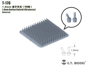 汎用 1.8mm高 トグルスイッチ(190個入)【T-176】 | E.T.MODEL