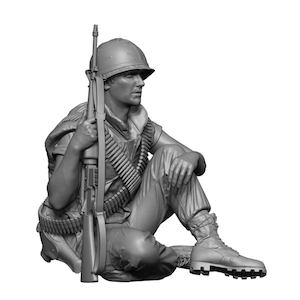 1/35 現用 アメリカ ベトナム戦争のライフルマン 休憩姿勢【HS35103】