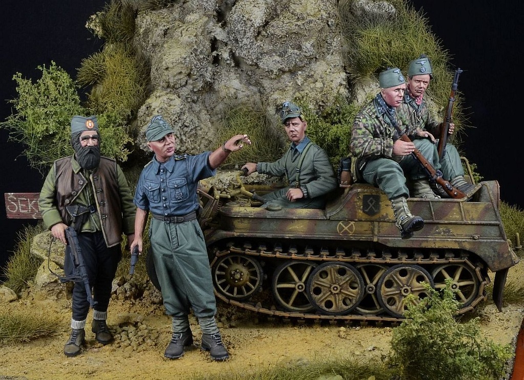 1/35 WWII ドイツ 「ハイデローゼ作戦」ユーゴスラビア 1944年 武装SS