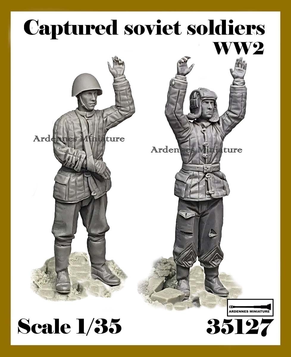 1/35 WWII 露/ソ 捕虜となった戦車兵セット(2体入)【AR35127