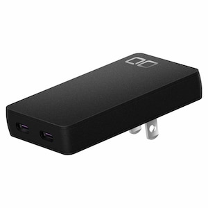 CIO｜NovaPort SLIM DUO 65W 薄型 急速充電器 Type-C×2（ブラック）｜CIO-G67W2C-S-BK