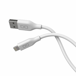CIO｜シリコンケーブル A to Lightning 1m（ホワイト）｜CIO-SL30000-AL1-WH