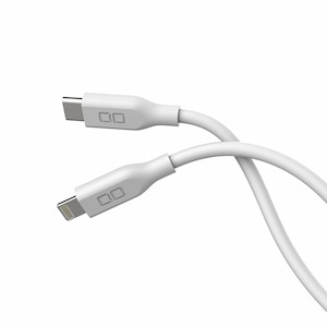 CIO｜シリコンケーブル C to Lightning 2m（ホワイト）｜CIO-SL30000-CL2-WH