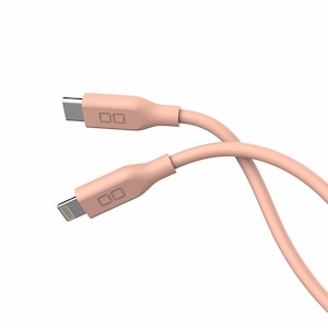 CIO｜シリコンケーブル C to Lightning 2m（ピンク）｜CIO-SL30000-CL2-PK
