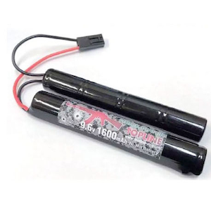 TOPLINE�bFORCE POWER 9.6V 1600mAh �Z�p���[�g�^�C�v�yGA-002�z�bTOPLINE GA-002 FP9.6V 1600mAh