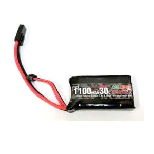 TOPLINE�bFORCE POWER LiPo 7.4V 1100mAh 30C PEQ�C��type�yGA-004�z�bTOPLINE GA-004 LiPo 7.4V 1100mAh 30C