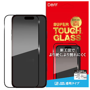 �f�B�[�t�biPhone 16�p �t���ی�K���X�t�B���� SUPER TOUGH GLASS �N���A�bDG-IP24MG3SF