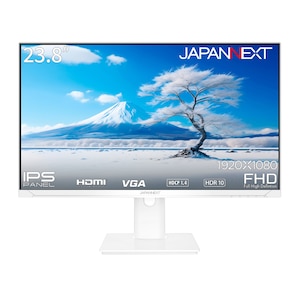 JAPANNEXT�b�W���p���l�N�X�g�b�t���f�B�X�v���C(23.8�^/IPS/FullHD 1920�~1080/75Hz/14ms)(�z���C�g)�bJN-IPS2381FHDR-HSP-W