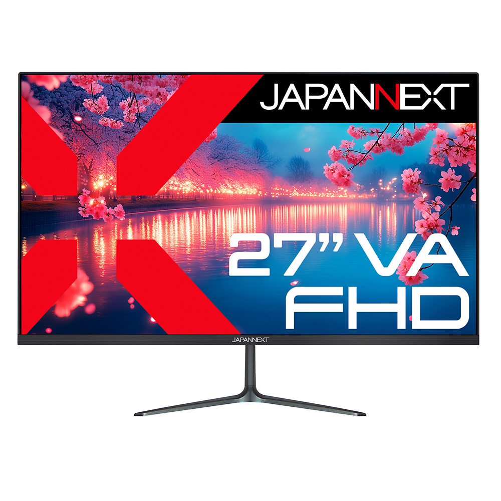じゅん画面‼️ 液晶ディスプレイ(27型/VA/FullHD 1920×1080/75Hz/16ms/HDMI1.4