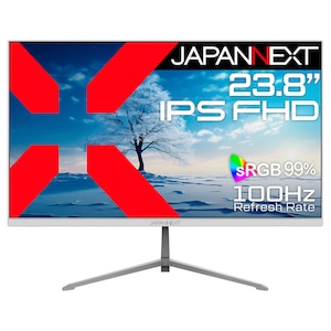 JAPANNEXT�b�W���p���l�N�X�g�b�t���f�B�X�v���C(23.8�^/IPS(HIS)/FullHD 1920�~1080/100Hz/7ms)(�z���C�g)�bJN-IPS238FHD2-C6-W