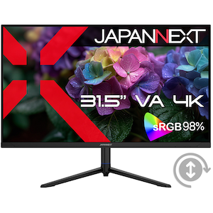 JAPANNEXT�b�W���p���l�N�X�g�b�t���f�B�X�v���C(31.5�^/VA/4K 3840�~2160/60Hz/12ms)(�u���b�N)�bJN-V3152UHDR-HSP-G