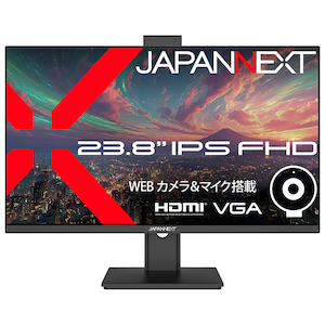 JAPANNEXT�b�W���p���l�N�X�g�b�t���f�B�X�v���C(23.8�^/IPS(ADS)/FullHD 1920�~1080/75Hz/14ms)(�u���b�N)�bJN-IPS238F-CMS