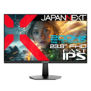 JAPANNEXT�b�W���p���l�N�X�g�b�Q�[�~���O�t���f�B�X�v���C(23.8�^/Fast IPS/FullHD 1920�~1080/200Hz/1ms)(�u���b�N)�bJN-IPS238G200F2