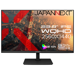 JAPANNEXT�b�W���p���l�N�X�g�b�Q�[�~���O�t���f�B�X�v���C(23.8�^/IPS(AHVA)/WQHD 2560�~1440/75Hz/14ms)(�u���b�N)�bJN-IPS238WQHD2-C65W