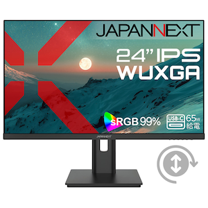 JAPANNEXT�b�W���p���l�N�X�g�b�t���f�B�X�v���C(24�^/IPS/WUXGA 1920�~1200/100Hz/14ms)(�u���b�N)�bJN-IPS24WX-HSPC6