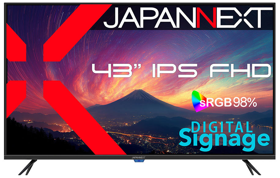 サイネージ液晶ディスプレイ(43型/IPS(ADS)/FullHD 1920×1080