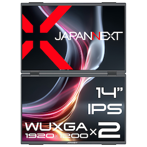 JAPANNEXT�b�W���p���l�N�X�g�b�f���A�����o�C���t���f�B�X�v���C(14�^/IPS/WUXGA 1920�~1200�~2/60Hz/25ms)(�u���b�N)�bJN-DMD-IPS14WX