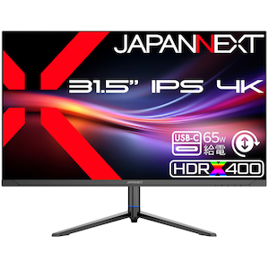 JAPANNEXT�b�W���p���l�N�X�g�b�t���f�B�X�v���C(31.5�^/IPS(ADS)/4K UHD 3840�~2160/60Hz/8ms)(�u���b�N)�bJN-IPSB315U-HSPC6